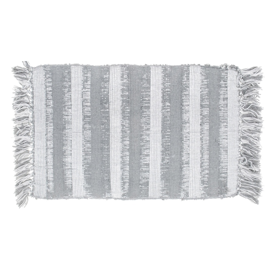 Image 893612_ALTMORE12.jpg, Product 893-612 / Price $34.97, Microfibre Striped Bath Mat With Fringe 20" x 32" from Maison Concepts on TSC.ca's Home & Garden department