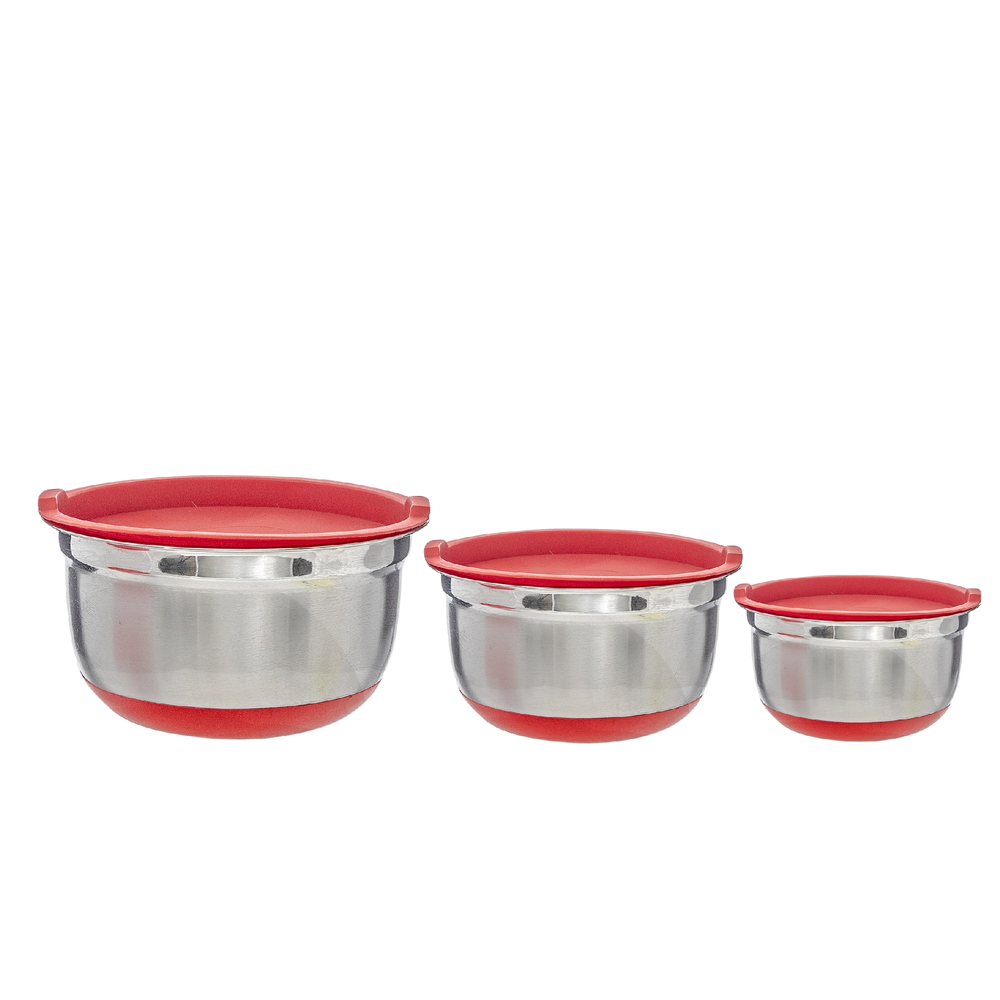 Kitchen Cookware Accessories German Bowl With Lids And Anti Skid   893627 ST01 