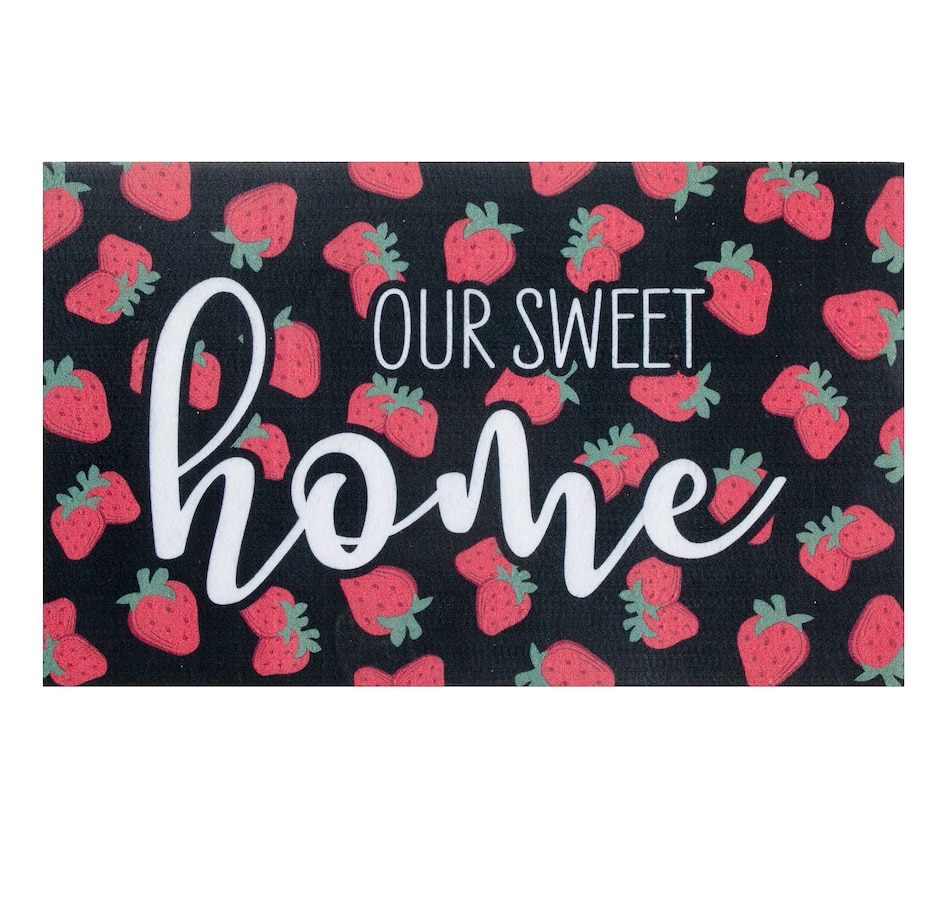 Home & Garden Bedding & Bath Printed Rubber Floor Mat Sweet Home
