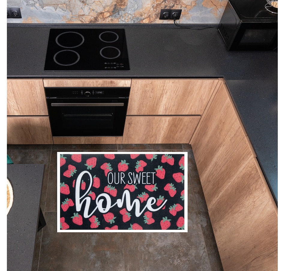 Home & Garden Bedding & Bath Printed Rubber Floor Mat Sweet Home