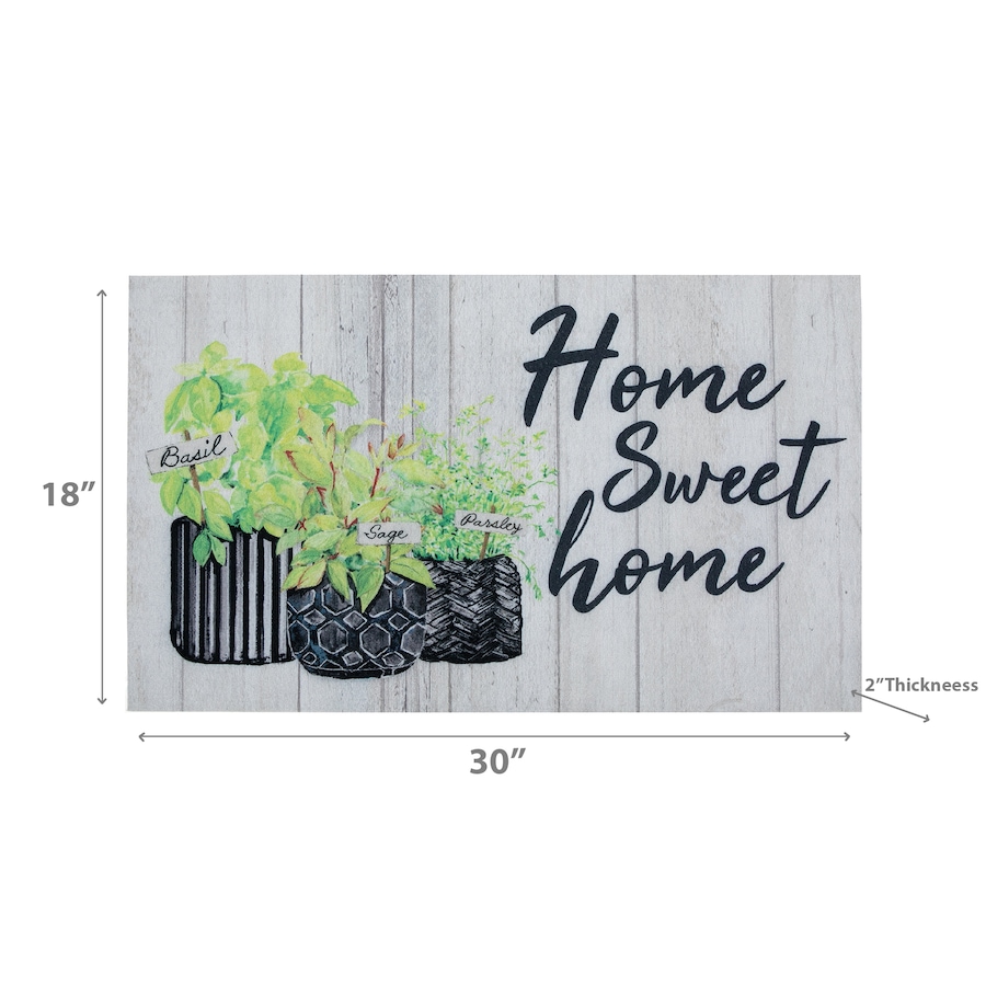 Image 893666_ALTMORE2.jpg, Product 893-666 / Price $24.97, Printed Rubber Floor Mat Home Sweet Home from Maison Concepts on TSC.ca's Home & Garden department