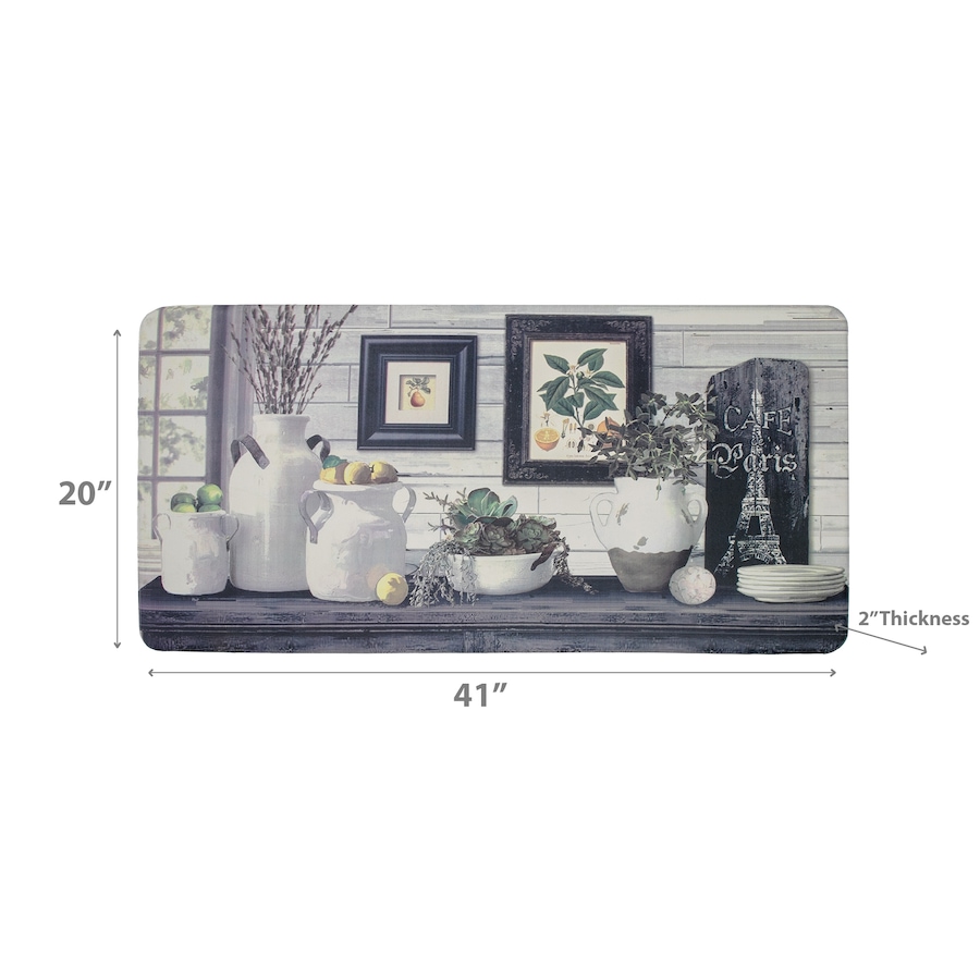 Image 893687_ALTMORE2.jpg, Product 893-687 / Price $59.99, Memory Foam Floor Mat Bevel Paris Farm from Maison Concepts on TSC.ca's Home & Garden department