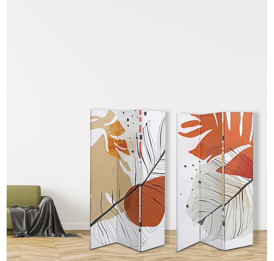 Image 893717_ALTMORE1.jpg, Product 893-717 / Price $219.99, Double Sided Canvas Screen Heather from Maison Concepts on TSC.ca's Home & Garden department