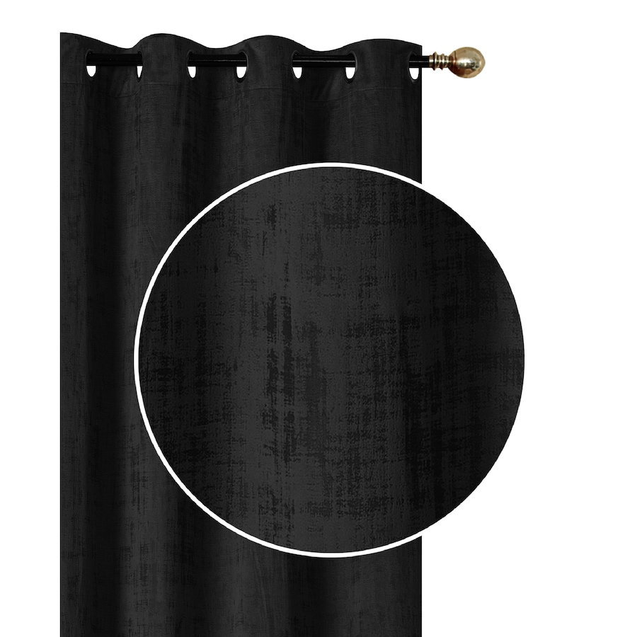 Image 893744.jpg, Product 893-744 / Price $79.99, Embossed Rubber Panel & Grommets Black - Set of 2 from Maison Concepts on TSC.ca's Home & Garden department