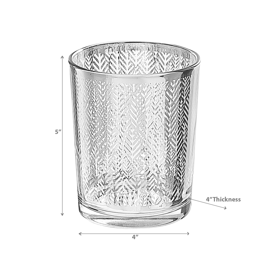 Image 893784_ALTMORE4.jpg, Product 893-784 / Price $19.99, Glass Candle Holder Silver Leaf from Maison Concepts on TSC.ca's Home & Garden department