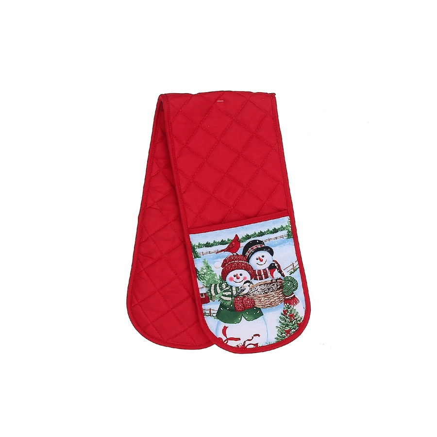 Image 893845.jpg, Product 893-845 / Price $24.97, Christmas Double Oven Mitt Snowman Couple - Set of 2 from Maison Concepts on TSC.ca's Home & Garden department
