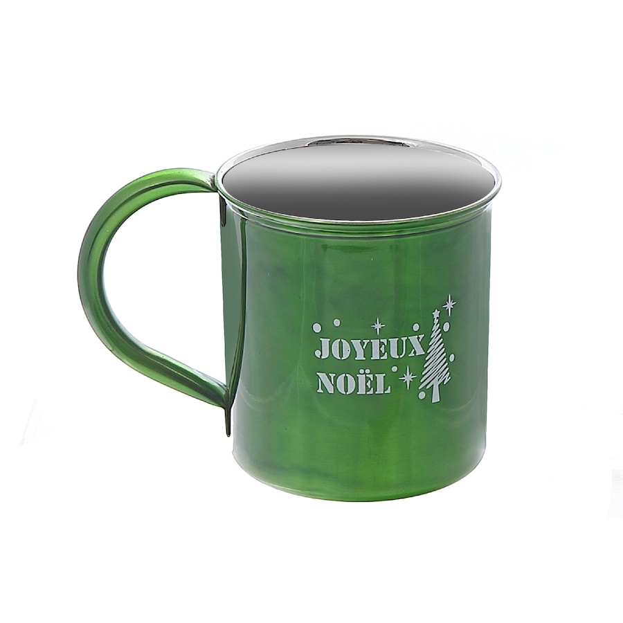 Image 893851.jpg, Product 893-851 / Price $24.97, Christmas Stainless Steel Mug With Printing Joyeux Noel - Set of 2 from Maison Concepts on TSC.ca's Home & Garden department