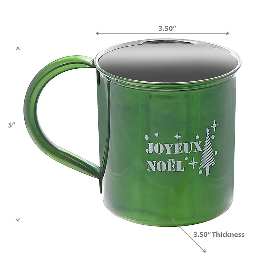 Image 893851_ALTMORE2.jpg, Product 893-851 / Price $24.97, Christmas Stainless Steel Mug With Printing Joyeux Noel - Set of 2 from Maison Concepts on TSC.ca's Home & Garden department