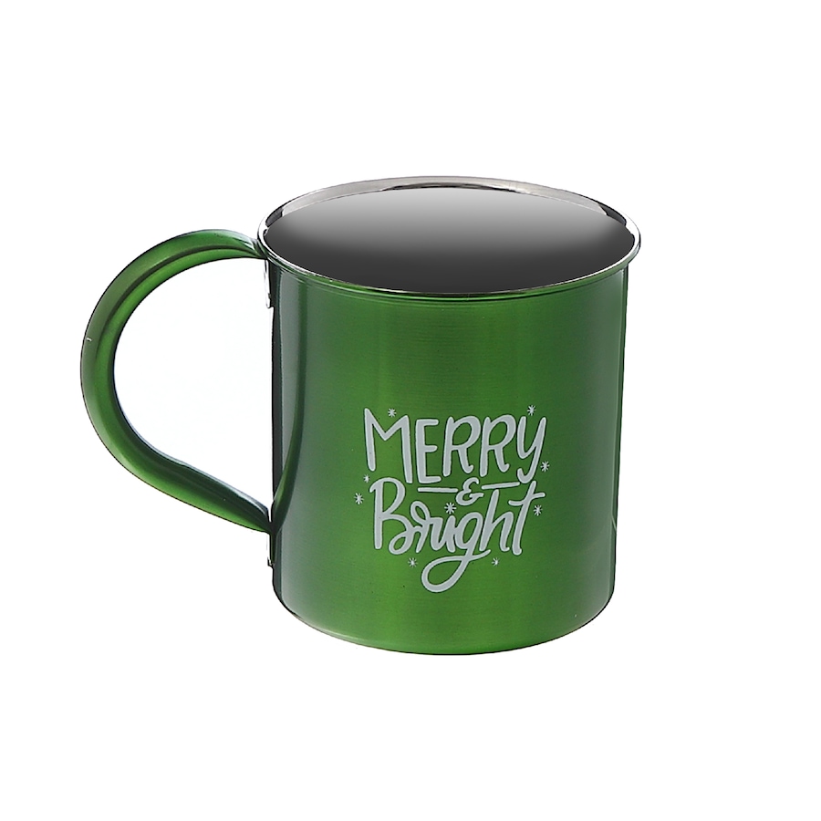 Image 893852.jpg, Product 893-852 / Price $24.97, Christmas Stainless Steel Mug With Printing Merry & Bright - Set of 2 from Maison Concepts on TSC.ca's Home & Garden department
