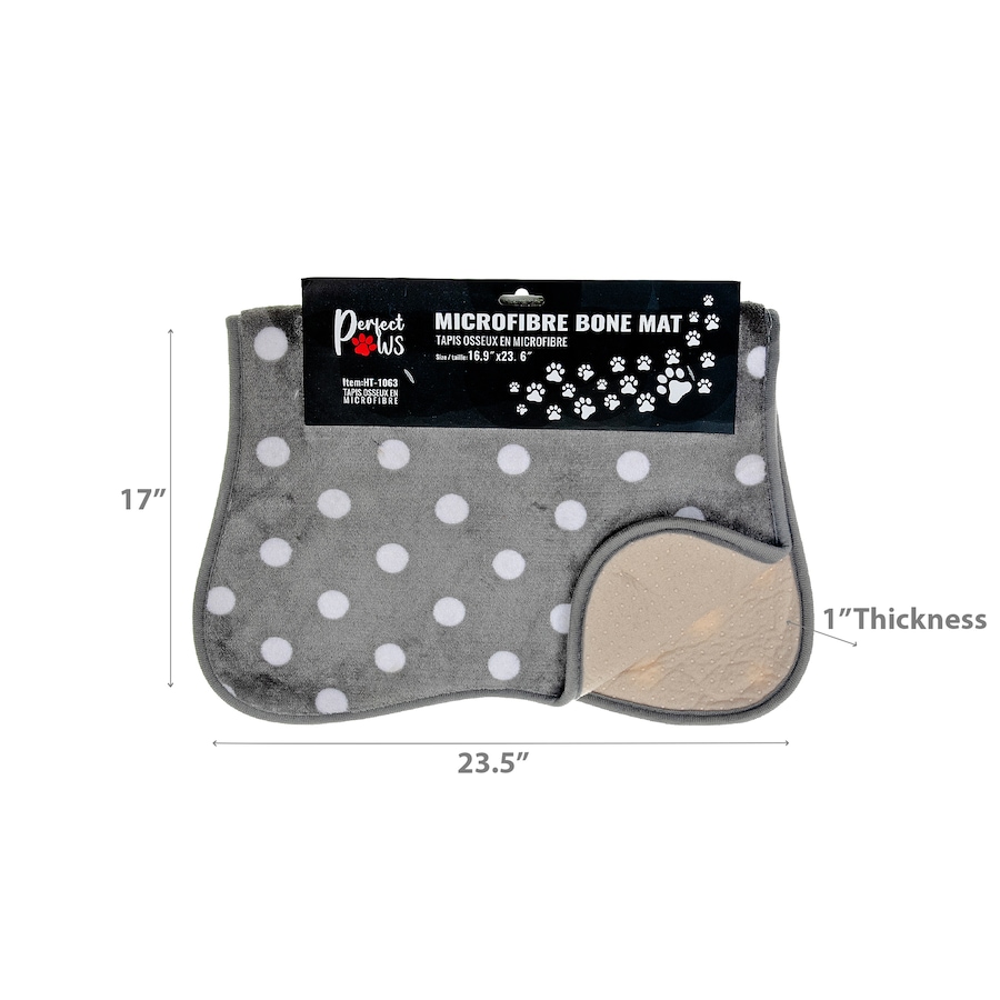 Image 893924_ALTMORE1.jpg, Product 893-924 / Price $19.99, Microfibre Bone Mat Polka Dot from Maison Concepts on TSC.ca's Home & Garden department