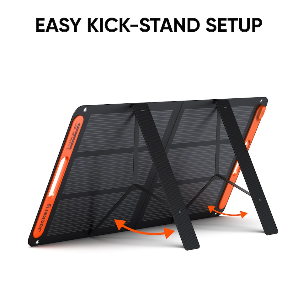 Image 893938_ALTMORE11.png, Product 893-938 / Price $389.00, Jackery SolarSaga 100W Solar Panel, Foldable US Solar Cell Solar Charger with USB Outputs from Jackery on TSC.ca's Electronics department