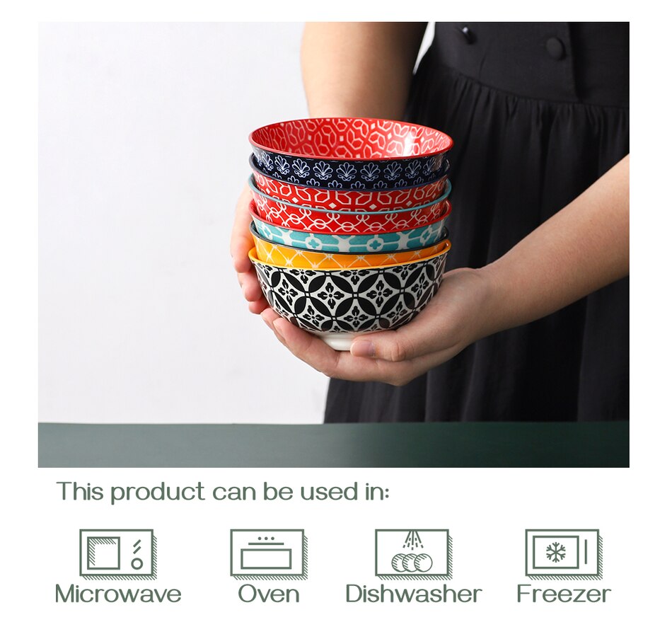 Kitchen Tabletop & Bar DOWAN 10oz Porcelain Dessert Bowls TSC.ca