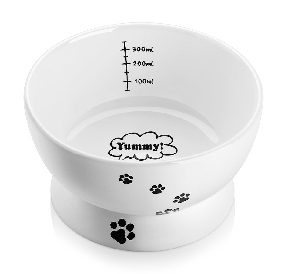 Home & Garden Pet Boutique Y YHY 15 Oz Ceramic Cat Water Bowl, Anti
