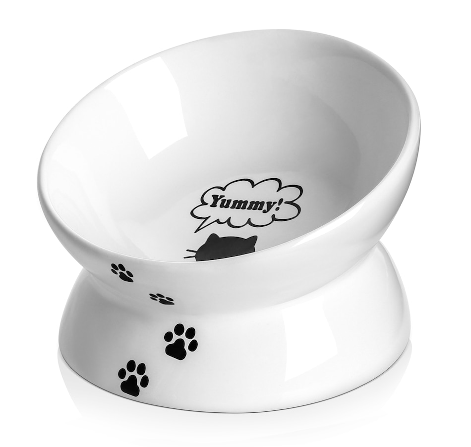 Home & Garden Pet Boutique Y YHY 12oz Ceramic Pet Food Bowl with