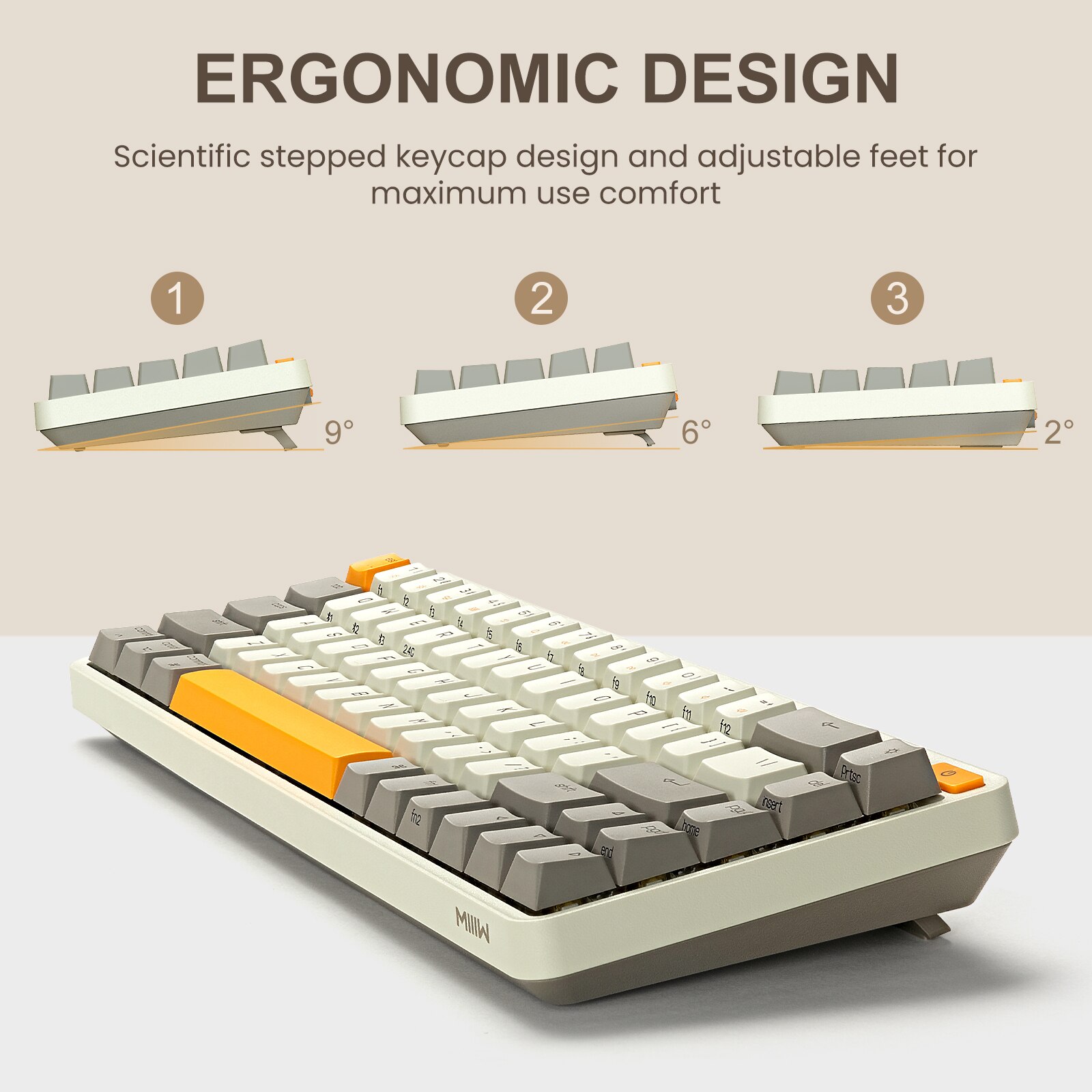 M♡ MELGEEK MADE68 Air 65% Low-Profile Gaming Keyboard with TTC
