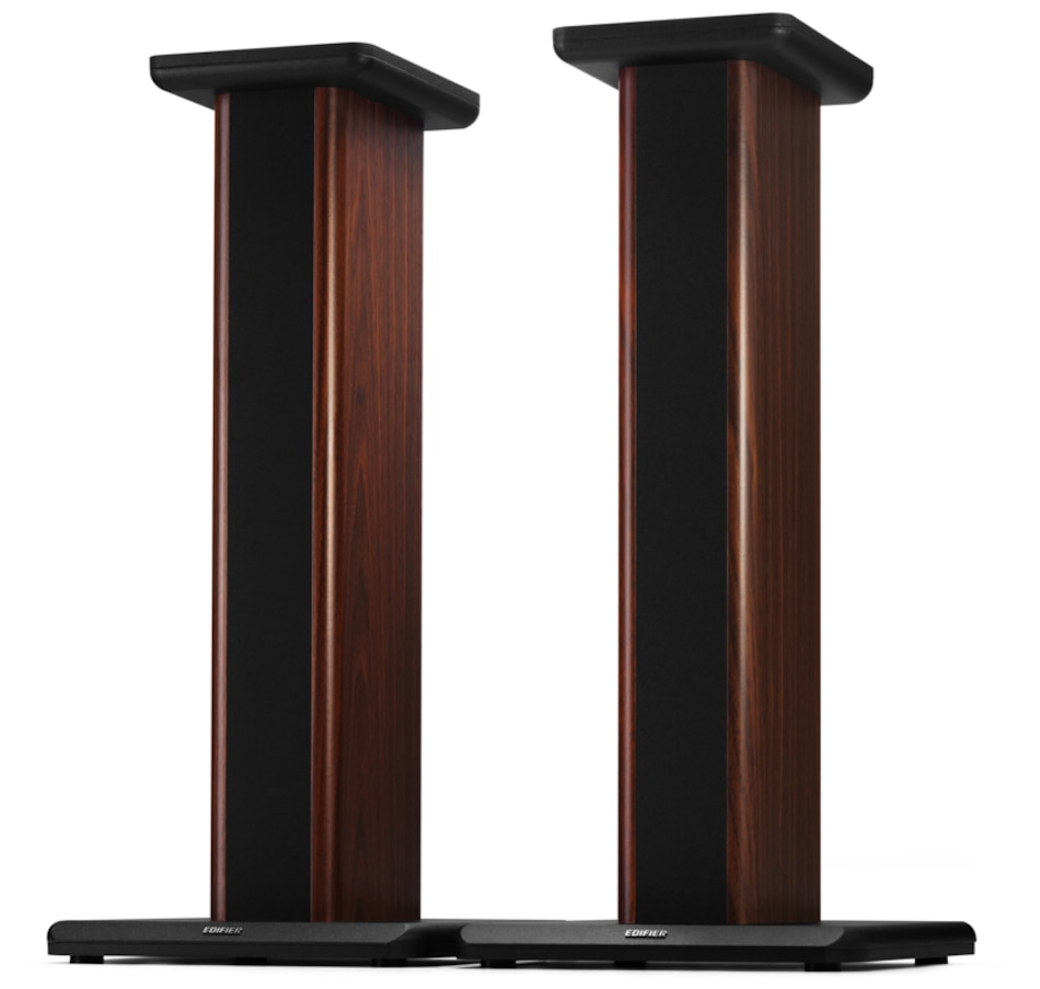 Image 894132.jpg, Product 894-132 / Price $299.99, Edifier S2000MKIII Speaker Stands 25.7 inch Heavy Duty Hollowed Stands for Optional Sand Filling Tuning-Wood Grain Easy Assembly for Home Theater - Pair from Edifier on TSC.ca's department