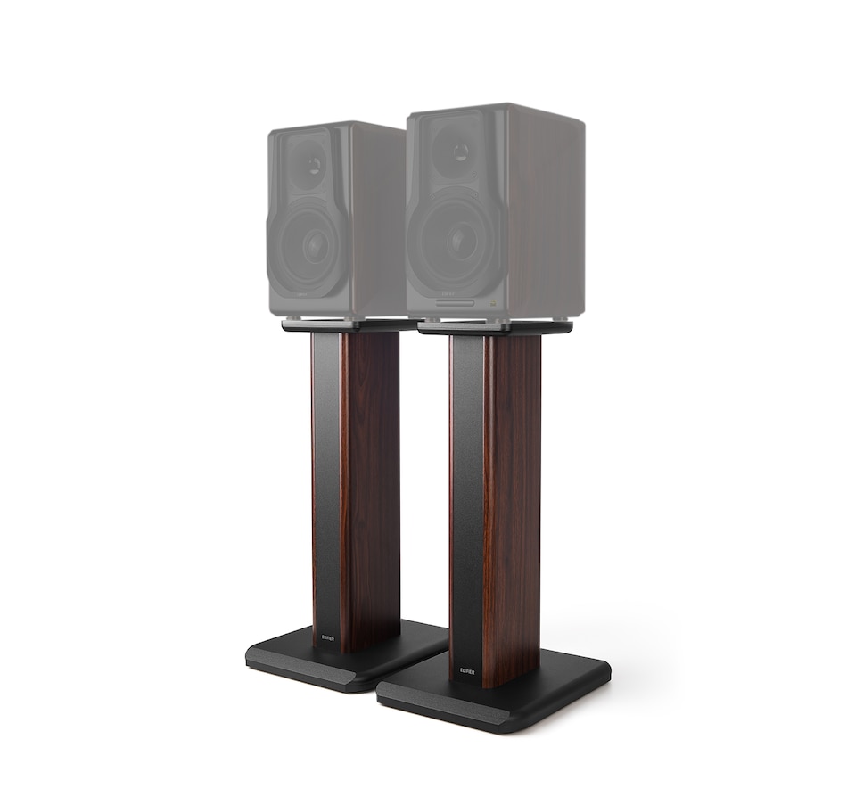 Image 894135.jpg, Product 894-135 / Price $379.99, Edifier Speaker Stands for S3000PRO 25.6 inch Hollowed Stands for Optional Sand Filling Tuning- Wood Grain Easy Assembly Enhanced Listening - Pair from Edifier on TSC.ca's department
