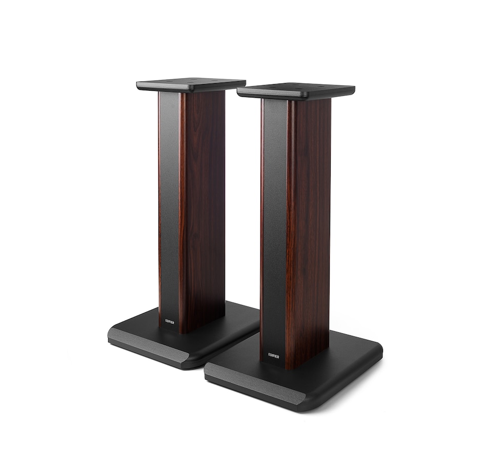 Image 894135_ALTMORE2.jpg, Product 894-135 / Price $379.99, Edifier Speaker Stands for S3000PRO 25.6 inch Hollowed Stands for Optional Sand Filling Tuning- Wood Grain Easy Assembly Enhanced Listening - Pair from Edifier on TSC.ca's department