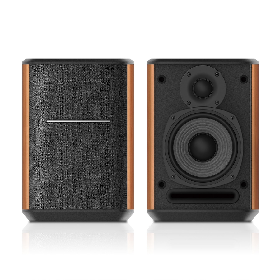 Image 894140_ALTMORE1.jpg, Product 894-140 / Price $369.99, Edifier Wifi Smart Speaker Bundle without Microphone, works with Alexa, supports AirPlay 2, Spotify Connect, 40W RMS One-Piece Wi-Fi and Bluetooth Sound System, No Mic, MS50A - Pair from Edifier on TSC.ca's Electronics department