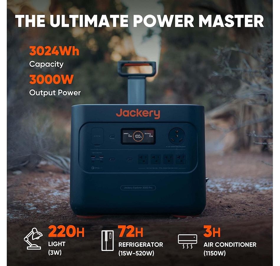Image 898890_ALTMORE4.jpg, Product 898-890 / Price $3,999.99, Jackery Explorer 3000 Pro Portable Power Station from Jackery on TSC.ca's Electronics department