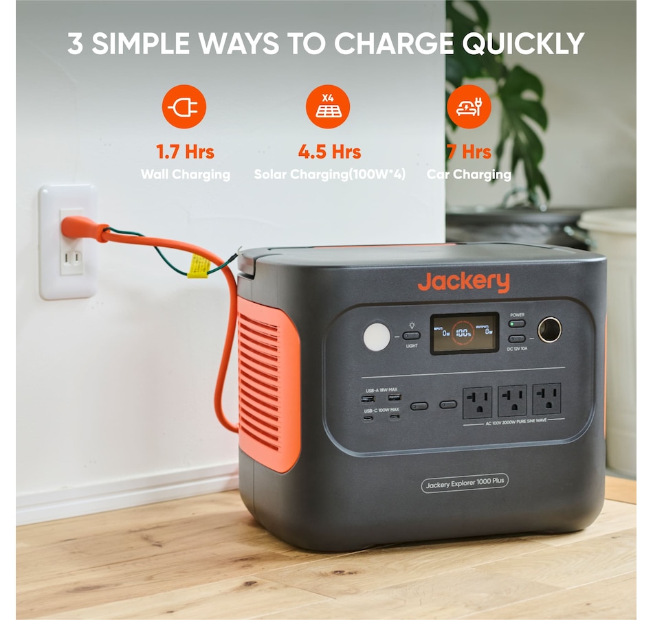 Image 898919_ALTMORE5.jpg, Product 898-919 / Price $1,699.00, Jackery Explorer 1000 Plus Portable Power Station, Expandable to 5kWh for Camping, Road Trips and Home Backup from Jackery on TSC.ca's Electronics department