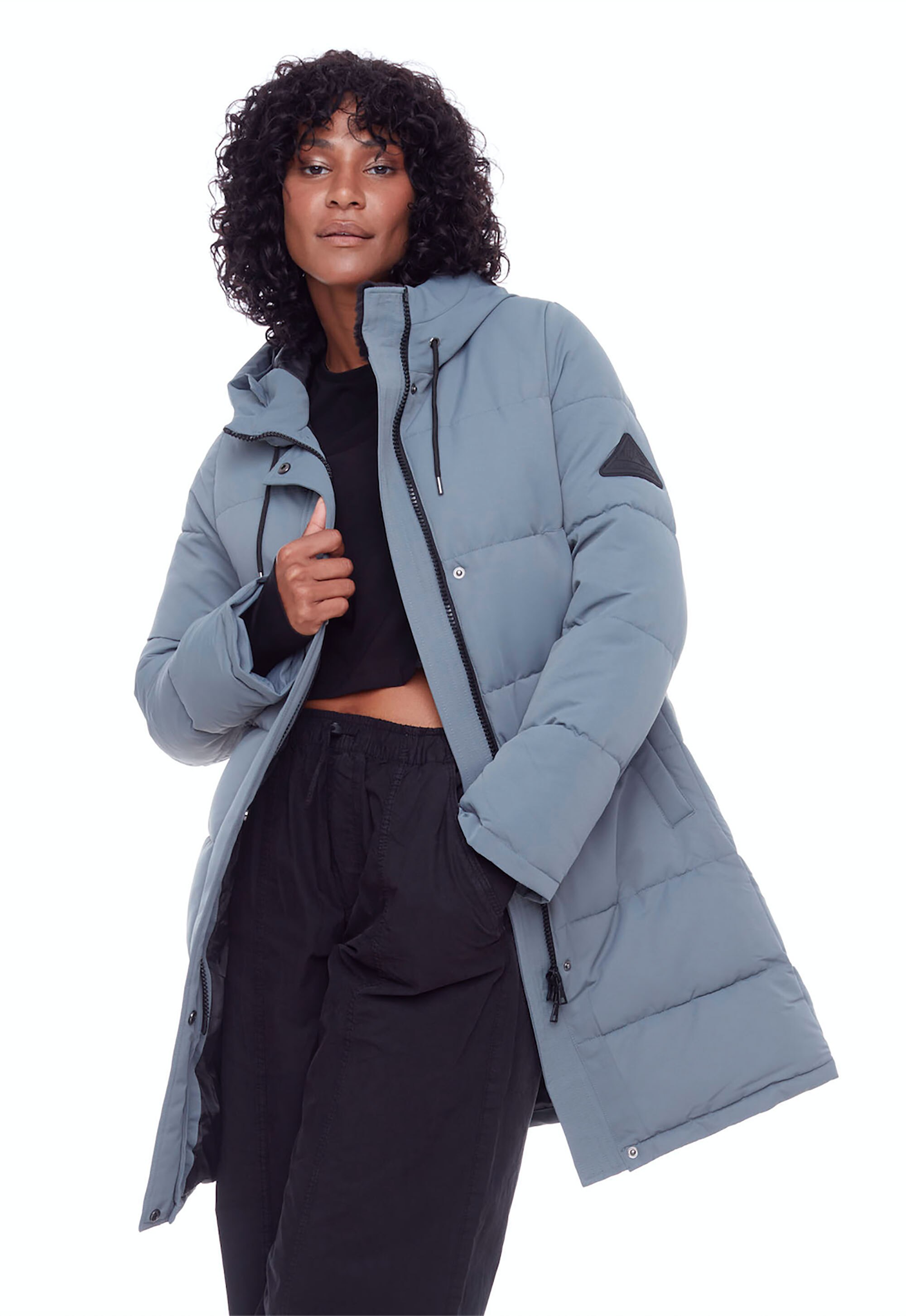 Hooded parka shop coat womens