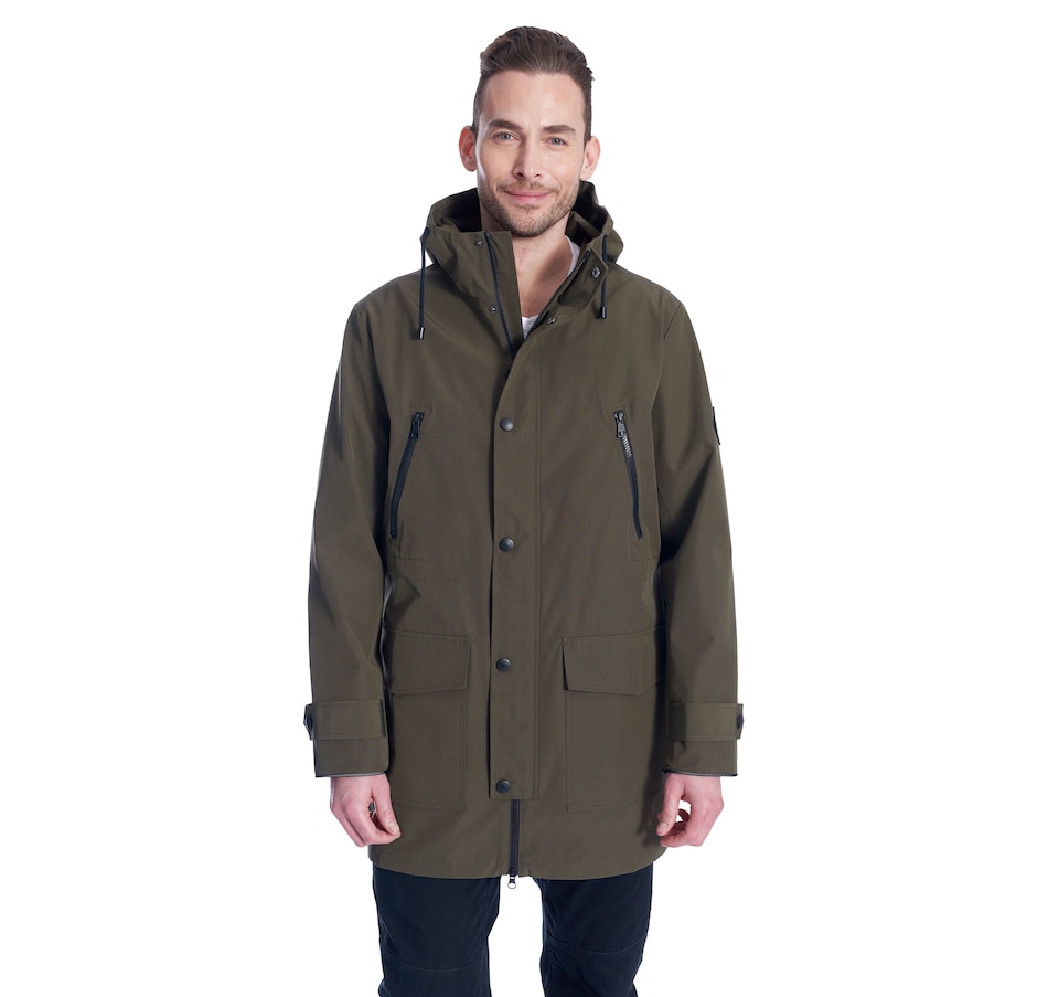 Image 899010_ALTMORE1.jpg, Product 899-010 / Price $116.00, Men's Raincoat Weather Resistant Storm Jacket Hood from Alpine North on TSC.ca's Fashion department
