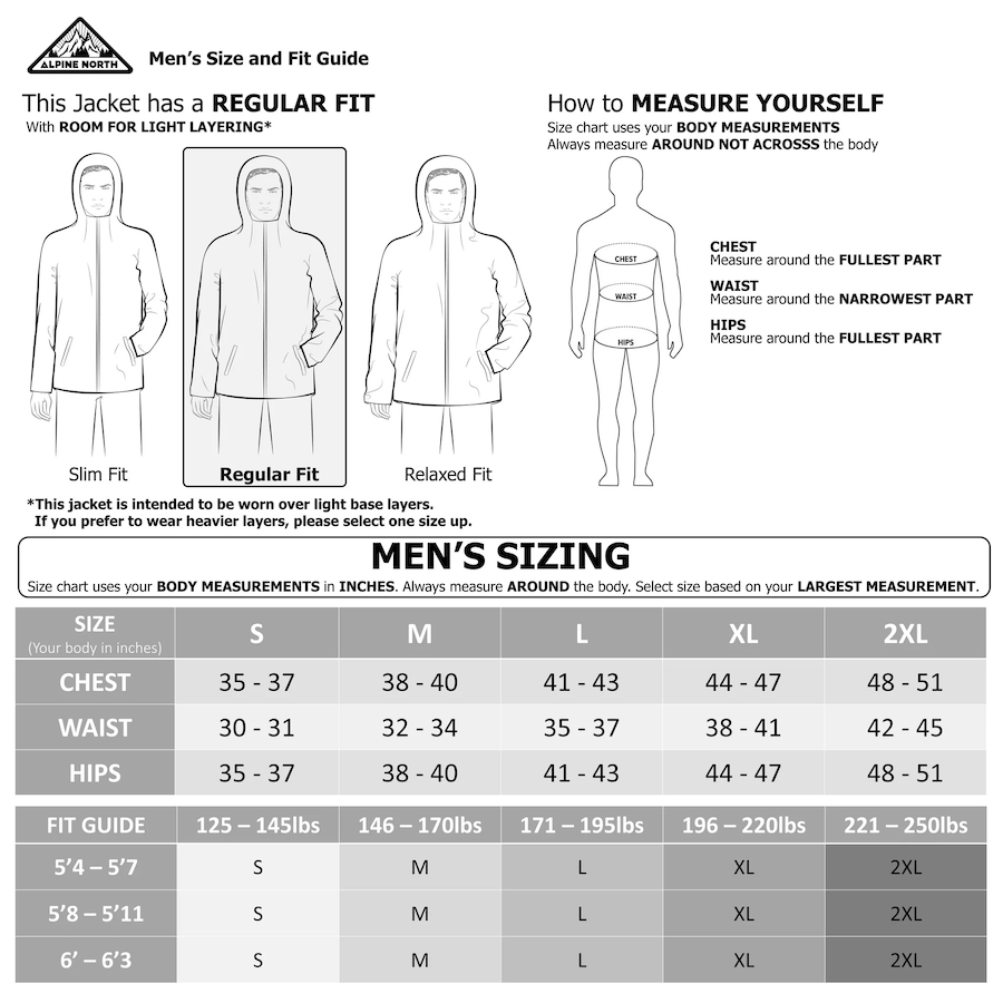 Image 899010_ALTMORE18.jpg, Product 899-010 / Price $116.00, Men's Raincoat Weather Resistant Storm Jacket Hood from Alpine North on TSC.ca's Fashion department