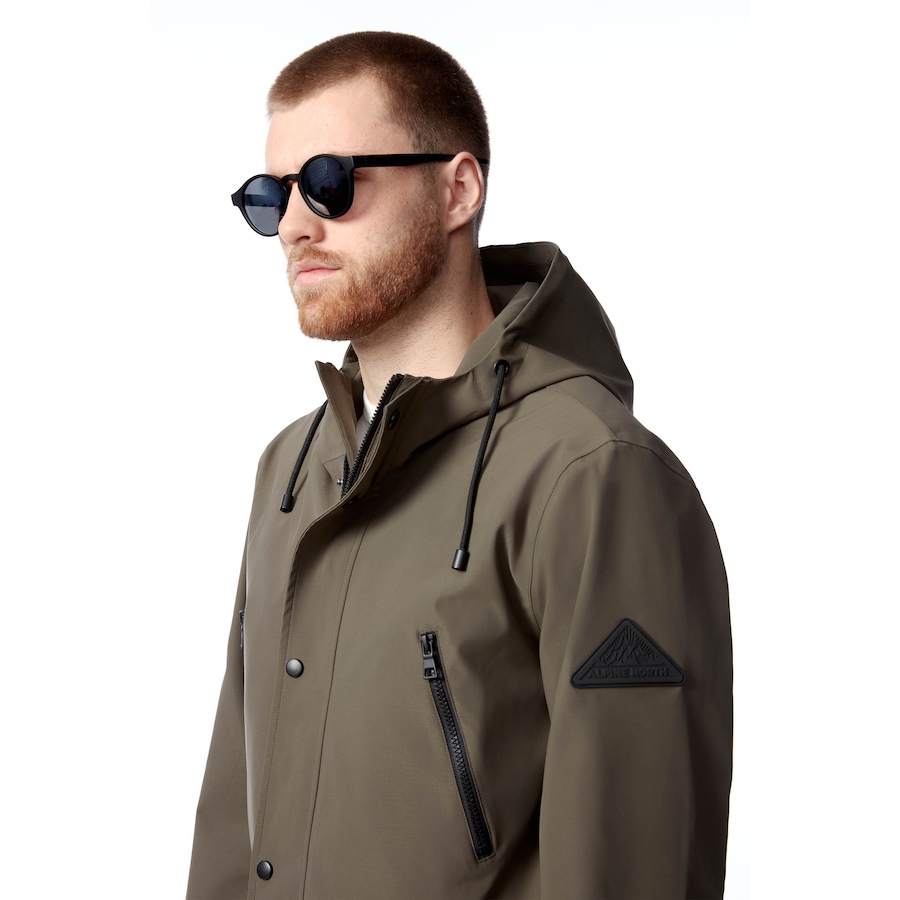 Image 899010_ALTMORE24.jpg, Product 899-010 / Price $116.00, Men's Raincoat Weather Resistant Storm Jacket Hood from Alpine North on TSC.ca's Fashion department