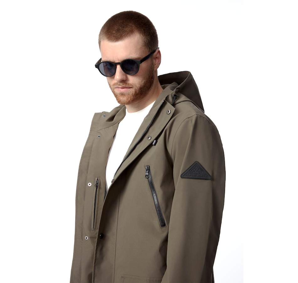 Image 899010_ALTMORE25.jpg, Product 899-010 / Price $116.00, Men's Raincoat Weather Resistant Storm Jacket Hood from Alpine North on TSC.ca's Fashion department