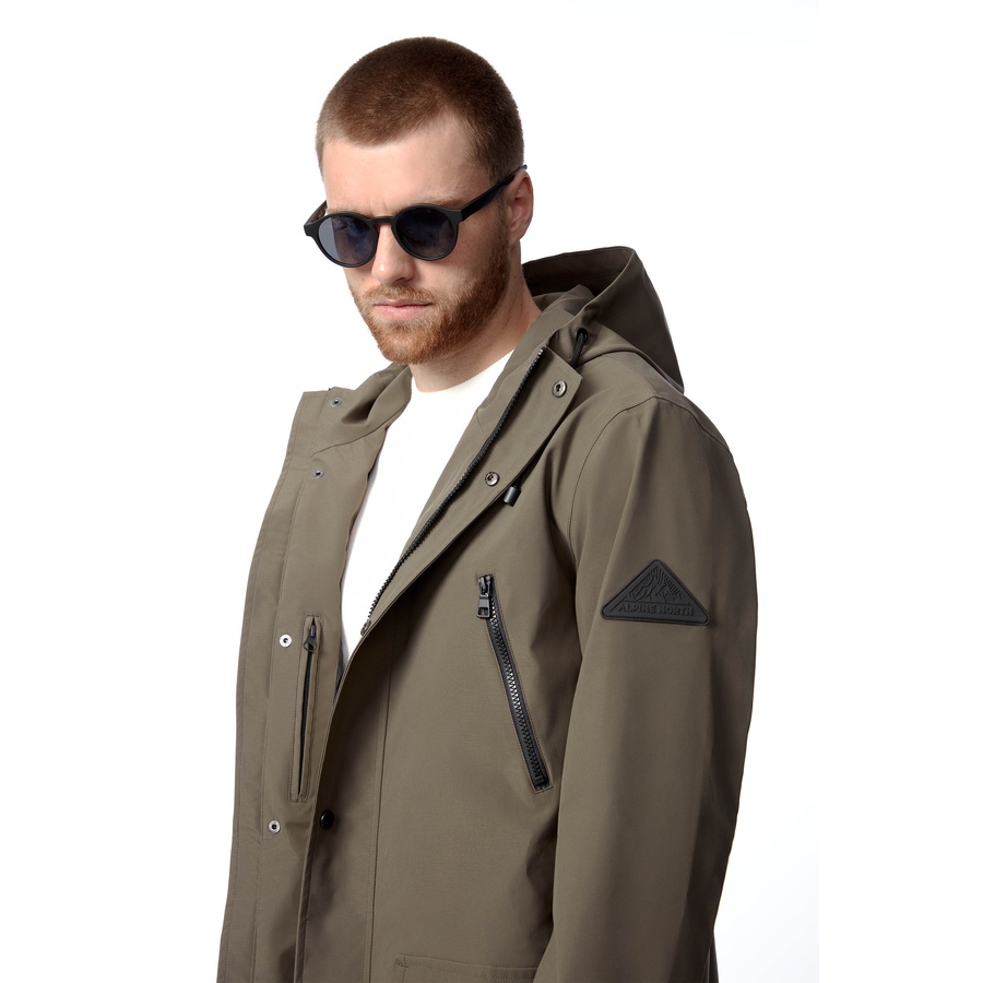 Image 899010_ALTMORE25.jpg, Product 899-010 / Price $116.00, Men's Raincoat Weather Resistant Storm Jacket Hood from Alpine North on TSC.ca's Fashion department