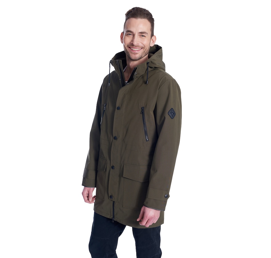 Image 899010_ST01.jpg, Product 899-010 / Price $116.00, Men's Raincoat Weather Resistant Storm Jacket Hood from Alpine North on TSC.ca's Fashion department