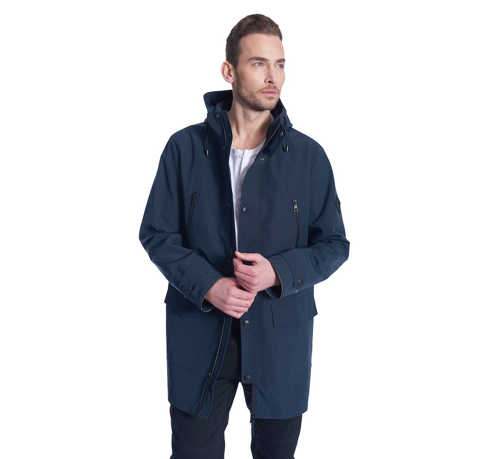 Image 899010_ST02.jpg, Product 899-010 / Price $116.00, Men's Raincoat Weather Resistant Storm Jacket Hood from Alpine North on TSC.ca's Fashion department