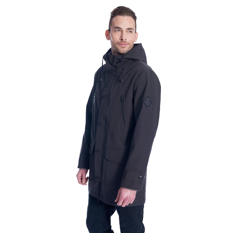 Image 899010_ST03.jpg, Product 899-010 / Price $116.00, Men's Raincoat Weather Resistant Storm Jacket Hood from Alpine North on TSC.ca's Fashion department