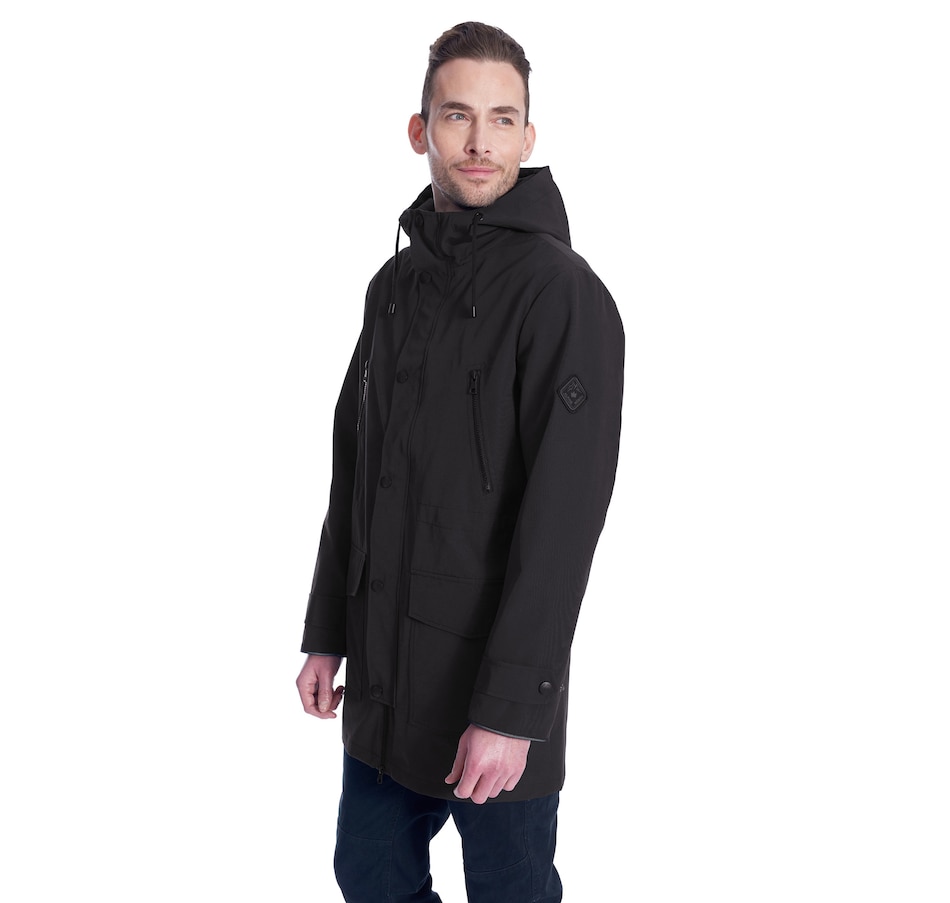 Image 899010_ST04.jpg, Product 899-010 / Price $116.00, Men's Raincoat Weather Resistant Storm Jacket Hood from Alpine North on TSC.ca's Fashion department