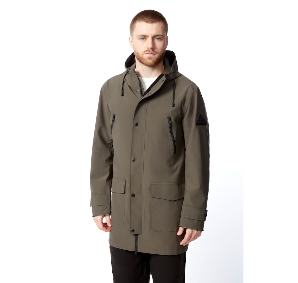 Image 899010_ST05.jpg, Product 899-010 / Price $116.00, Men's Raincoat Weather Resistant Storm Jacket Hood from Alpine North on TSC.ca's Fashion department
