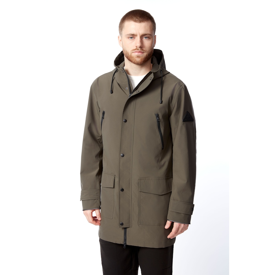 Image 899010_ST05.jpg, Product 899-010 / Price $116.00, Men's Raincoat Weather Resistant Storm Jacket Hood from Alpine North on TSC.ca's Fashion department