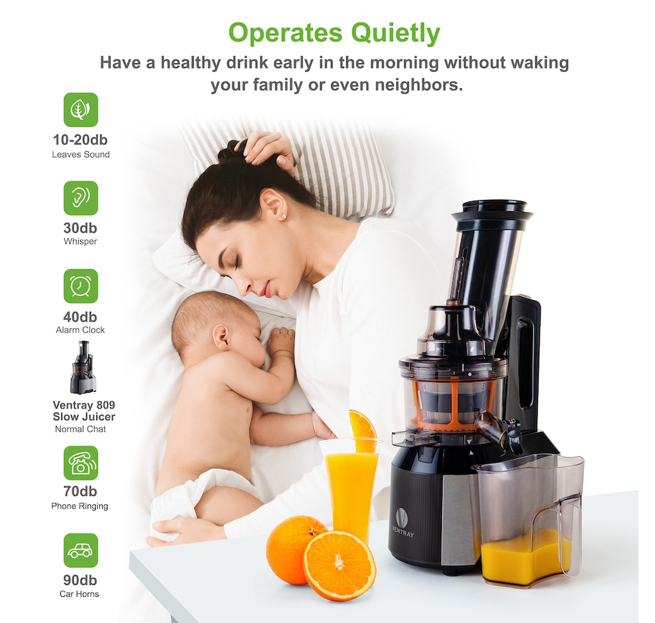Image 899017_ALTMORE2.jpg, Product 899-017 / Price $249.99, Ventray Big Feeding Mouth,Large Chute,Masticating Juicer Black from Ventray on TSC.ca's Kitchen department