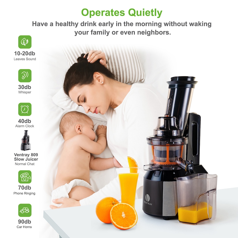 Image 899017_ALTMORE2.jpg, Product 899-017 / Price $229.99, Ventray Big Feeding Mouth,Large Chute,Masticating Juicer Black from Ventray on TSC.ca's Kitchen department