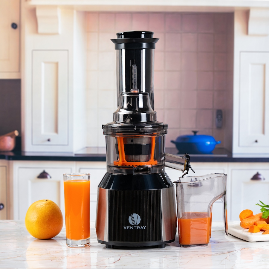 Image 899017_ALTMORE8.jpg, Product 899-017 / Price $229.99, Ventray Big Feeding Mouth,Large Chute,Masticating Juicer Black from Ventray on TSC.ca's Kitchen department