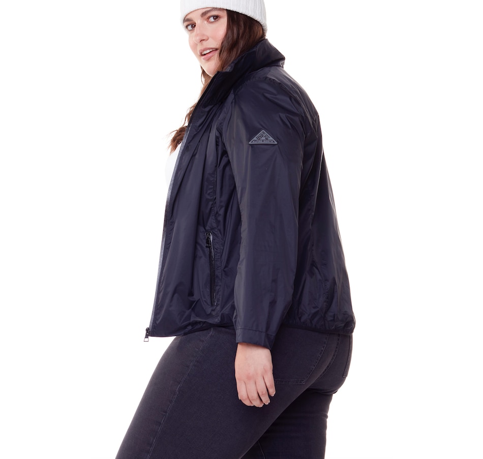 Image 899029_ST03.jpg, Product 899-029 / Price $75.00, Women's Plus Size Recycled Ultralight Windshell Jacket from Alpine North on TSC.ca's Fashion department