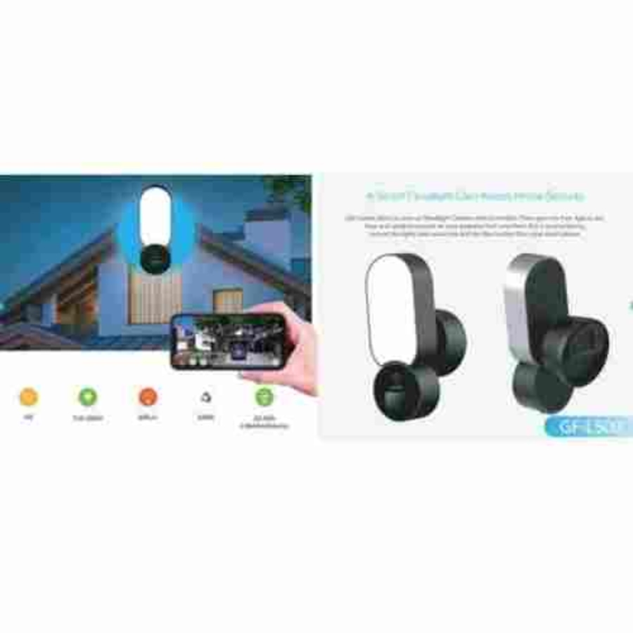 Image 899035_ALTMORE1.jpg, Product 899-035 / Price $199.99, IMGadgets - Smart Wifi App-Enabled Indoor/Outdoor Weatherproof Home Floodlight Security Camera with Two-Way Audio, Night Vision, 1080p HD, Motion Activation, & Siren Alarm (WS) from IMGadgets on TSC.ca's Electronics department