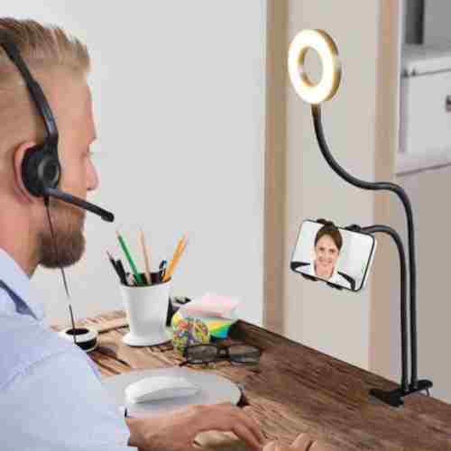 Image 899036_ALTMORE5.jpg, Product 899-036 / Price $49.99, IMGadgets Desk Clip USB Ring Light from IMGadgets on TSC.ca's Home & Garden department