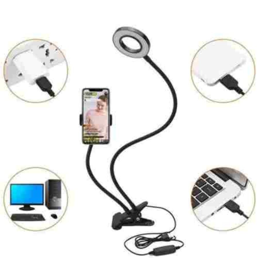 Image 899036_ALTMORE7.jpg, Product 899-036 / Price $49.99, IMGadgets Desk Clip USB Ring Light from IMGadgets on TSC.ca's Home & Garden department
