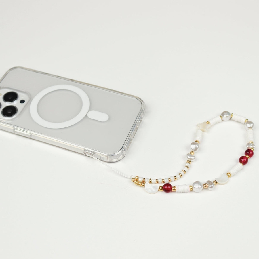 Image 899051_ALTMORE2.jpg, Product 899-051 / Price $19.99, Moon and Star Pearl Phone Charm from Caseco on TSC.ca's Electronics department
