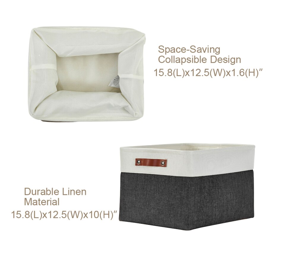 Image 899138_ALTMORE30.jpg, Product 899-138 / Price $37.99, Extra large Fabric Foldable Storage Bin from DECOMOMO® on TSC.ca's department