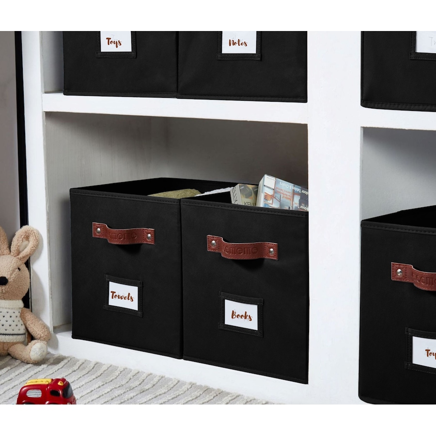 Image 899143_ALTMORE114.jpg, Product 899-143 / Price $28.99, Collapsible Cube Storage Bins with Card Holder | Fabric Closet Organizers from DECOMOMO® on TSC.ca's  department