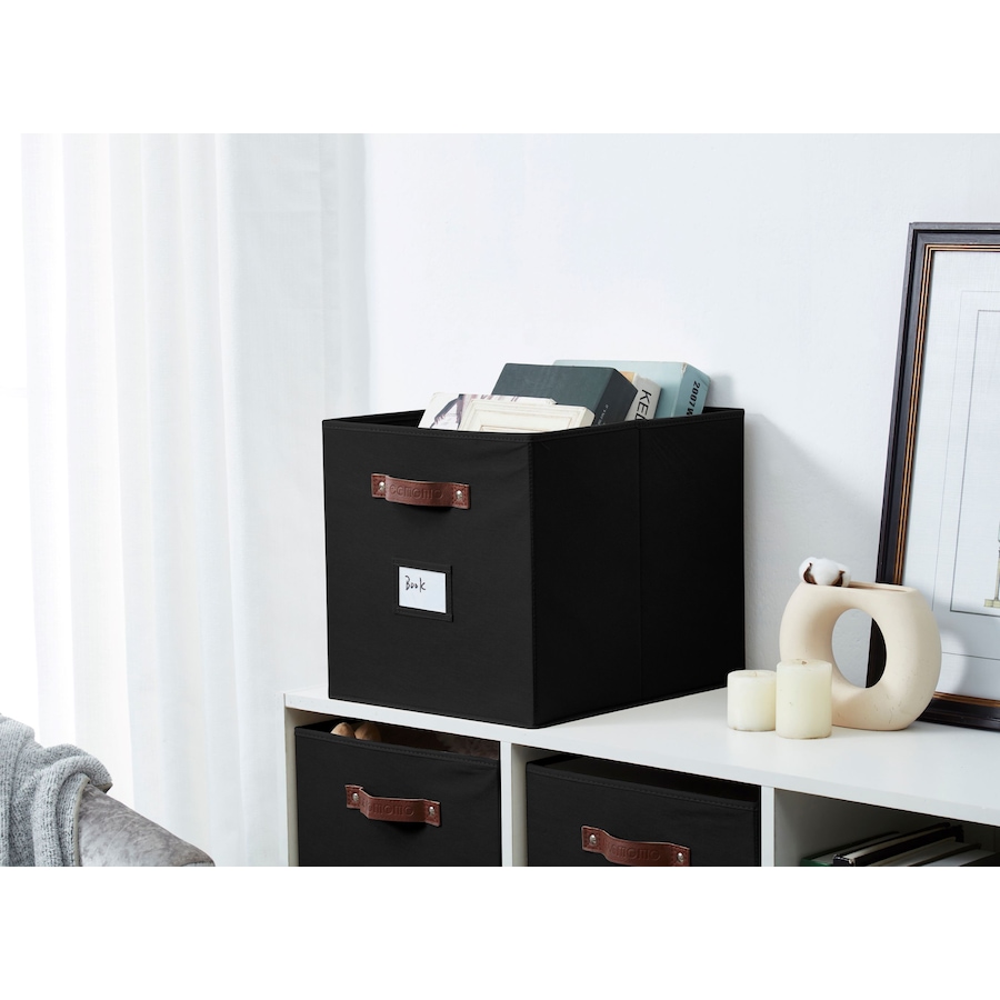Image 899143_ALTMORE13.jpg, Product 899-143 / Price $28.99, Collapsible Cube Storage Bins with Card Holder | Fabric Closet Organizers from DECOMOMO® on TSC.ca's  department