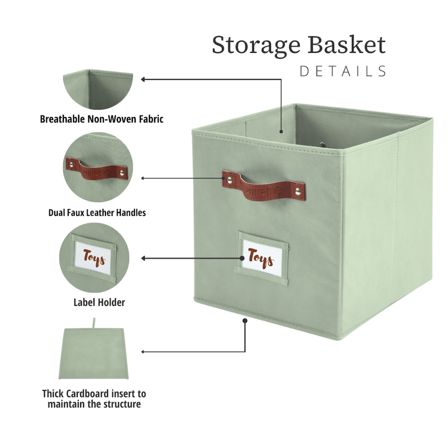 Image 899143_ALTMORE17.jpg, Product 899-143 / Price $28.99, Collapsible Cube Storage Bins with Card Holder | Fabric Closet Organizers from DECOMOMO® on TSC.ca's  department