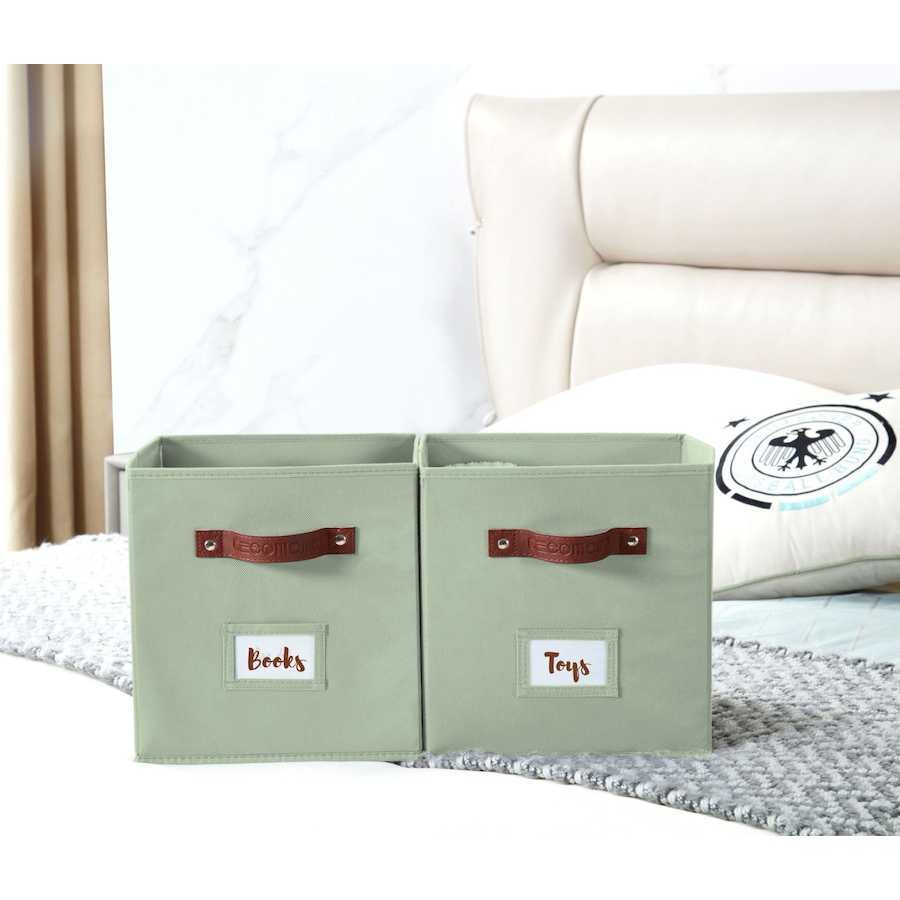 Image 899143_ALTMORE2.jpg, Product 899-143 / Price $28.99, Collapsible Cube Storage Bins with Card Holder | Fabric Closet Organizers from DECOMOMO® on TSC.ca's  department